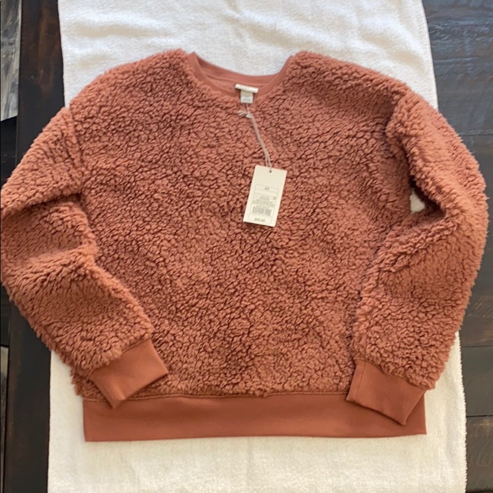 “A New Day” fuzzy top from Target.